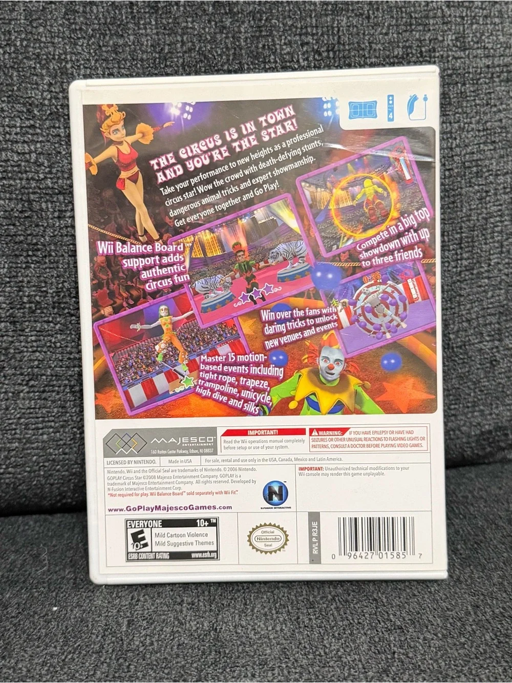 Wii experience circus